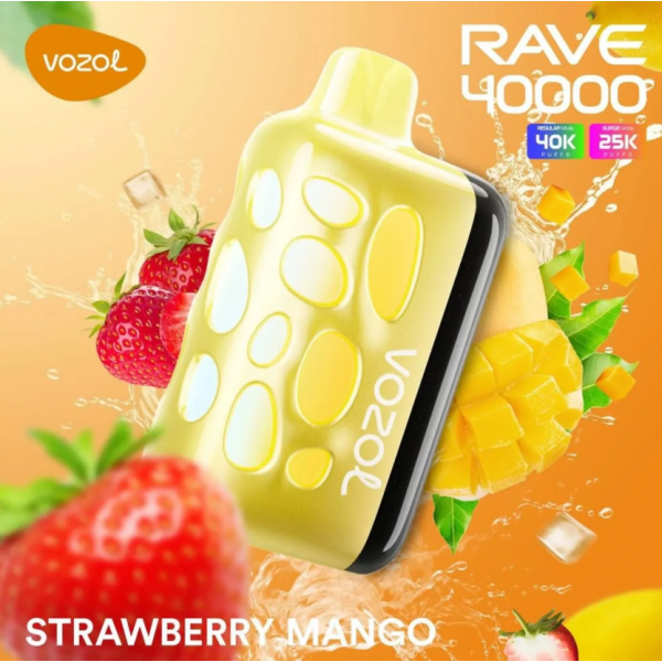 Vozol Rave 40000 Strawberry Mango