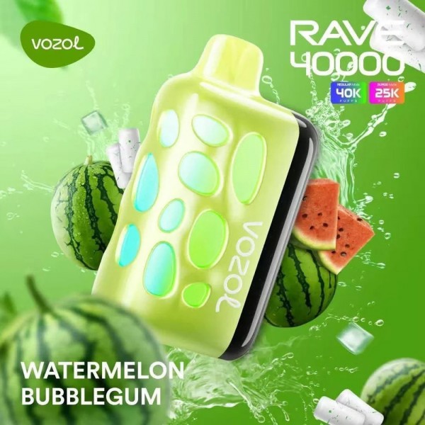 Vozol Rave 40000 Watermelon Bubblegam Vozol Rave 40000 Watermelon Bubblegam
